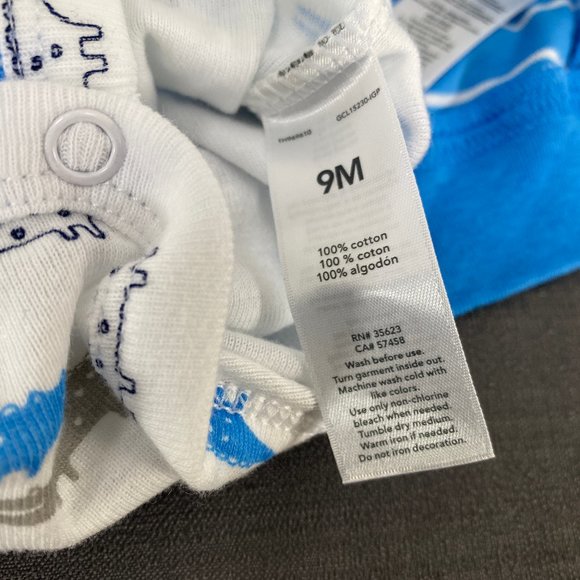 Carter's 3 Piece Outfit Set Alligator Hoodie 9M - Picture 5 of 6